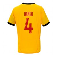 Maglia Calcio RC Lens Kevin Danso #4 Prima Divisa 2024-25 Manica Corta